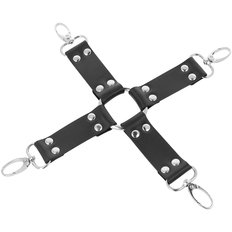 Darkness Bondage-Handschellen Leder für schwarze Hände und Füße · Sextoys (Bild 2)