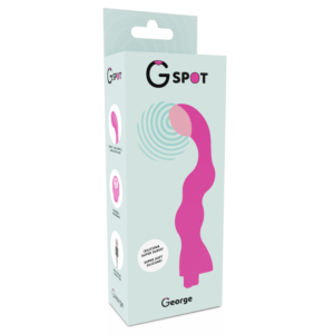 G-Spot-George G-Spot Vibrator Gum Pink-Silikon, 10 Geschwindigkeiten · Vibratoren (Bild 5)