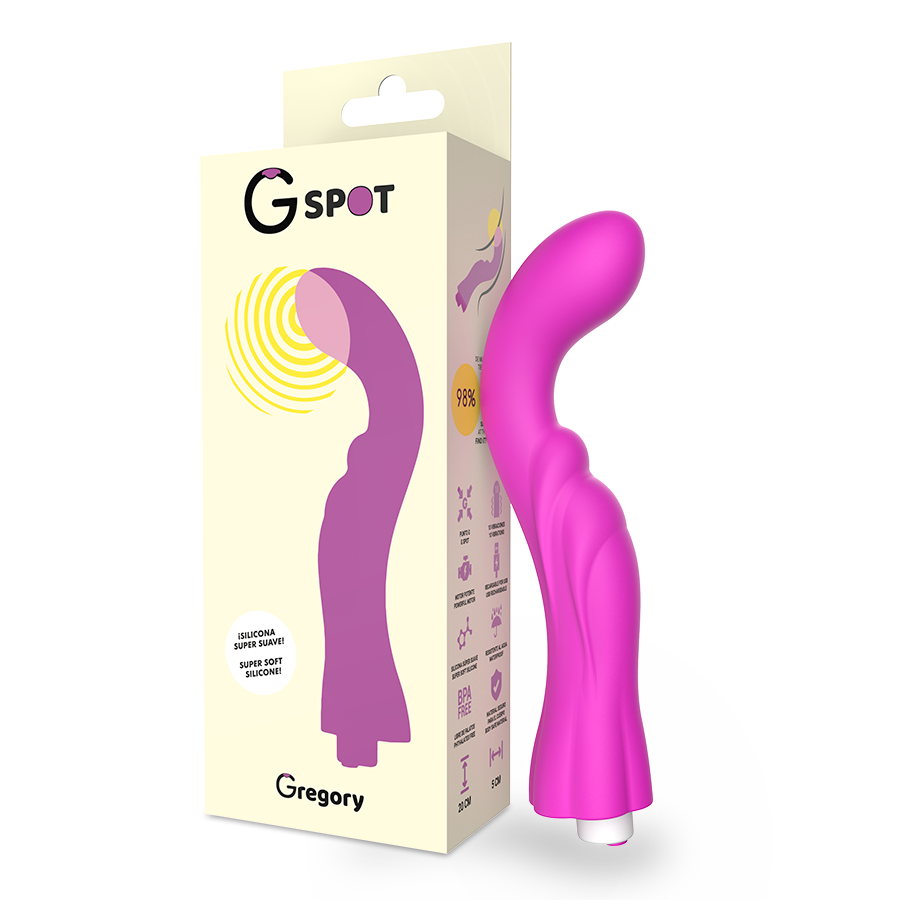 G-Spot-Gregory Lila G-Spot Vibrator-Silikon, 10 Geschwindigkeiten · Vibratoren