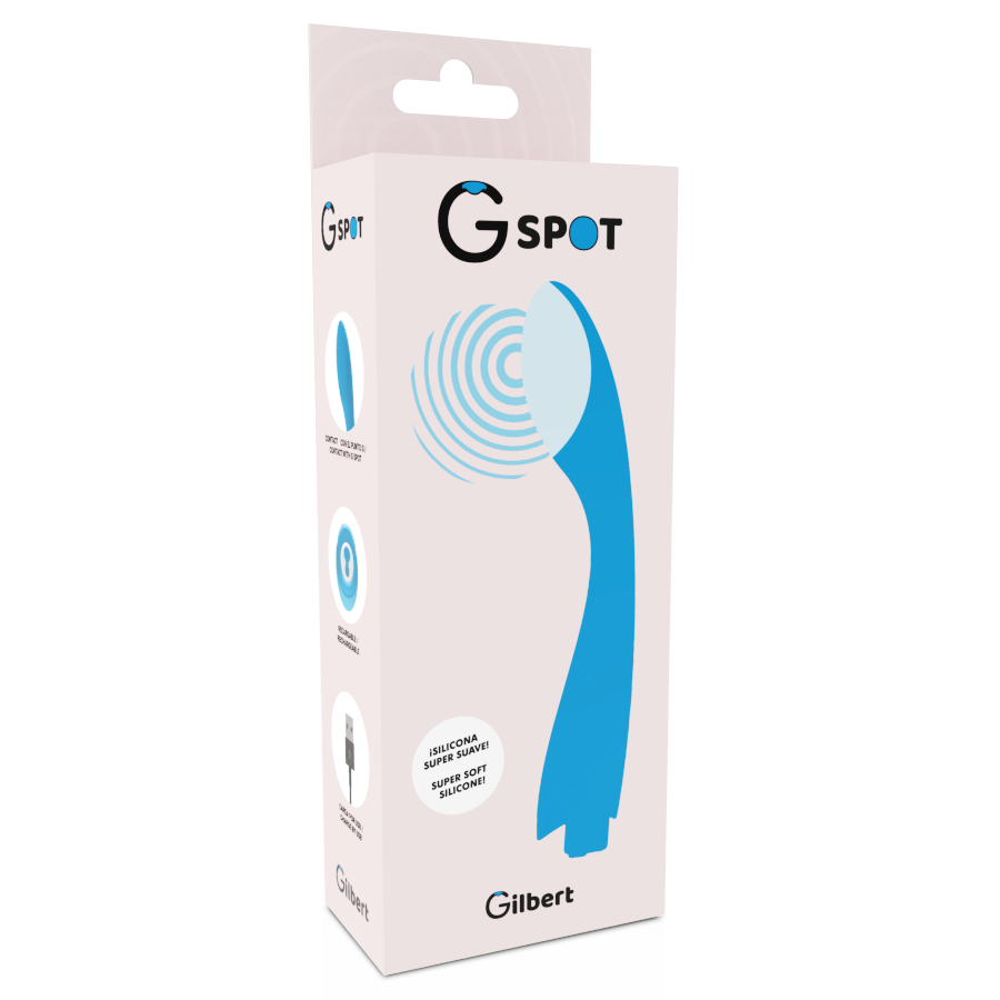 G-Spot-Gylbert Turquoise Blue Vibrator für G-Spot-Silikon, 10 · Vibratoren (Bild 4)