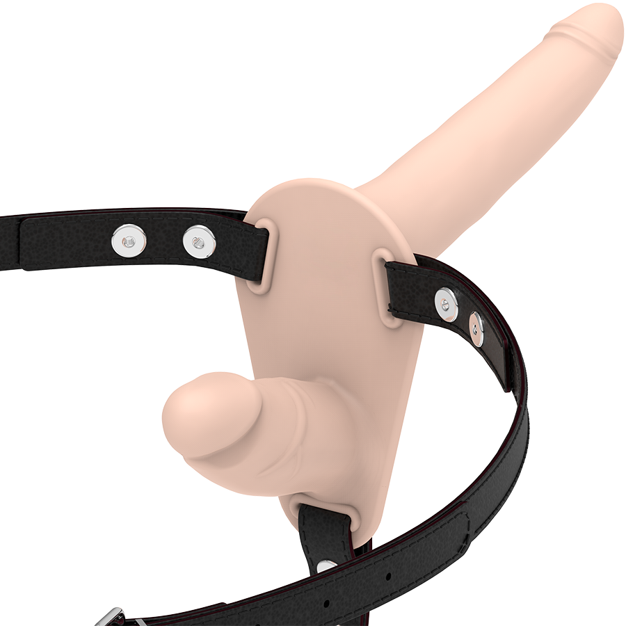 Fetish Submissive Harness-Harness für Doppelpenetration Silikon