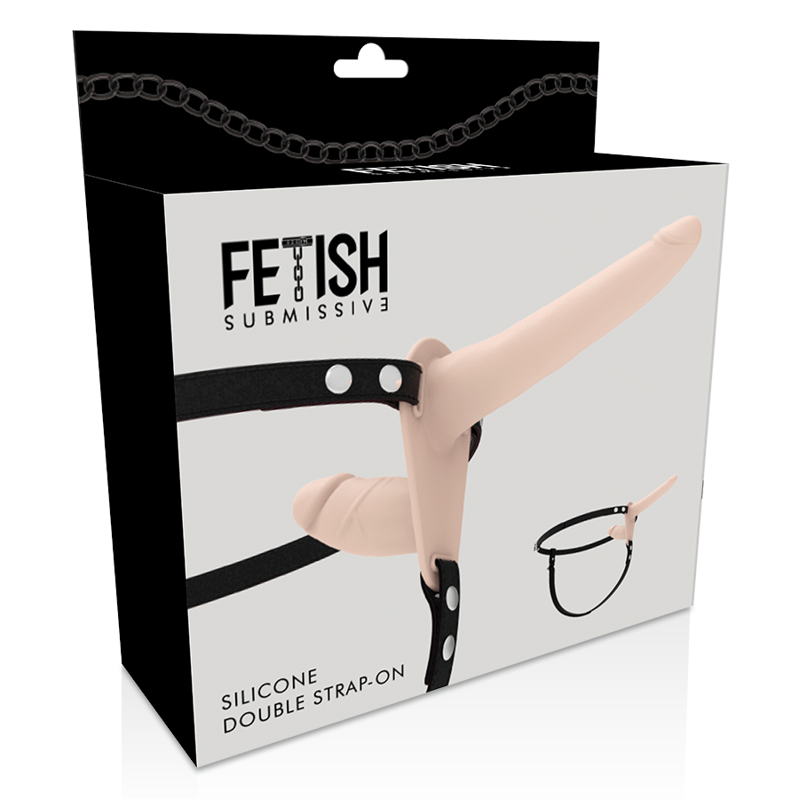 Fetish Submissive Harness-Harness Doppelpenetration Silikon · Strap-on & Harness (Bild 5)