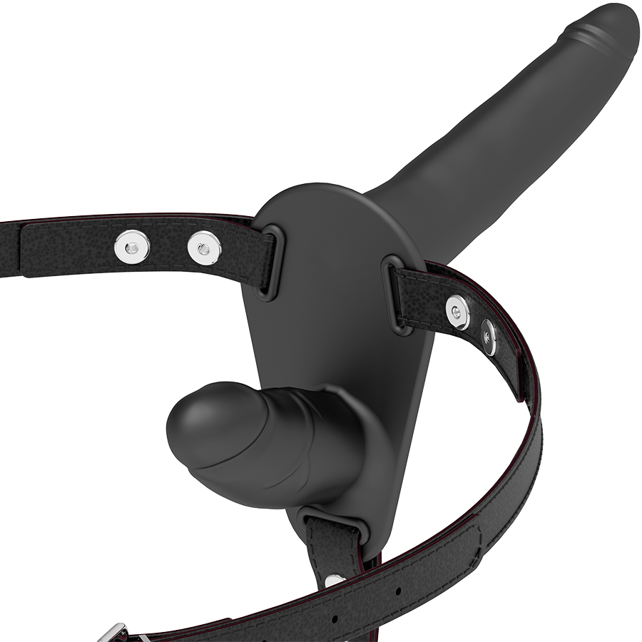 Fetish Submissive Harness-Harness Doppelpenetration Silikon · Strap-on & Harness (Bild 6)