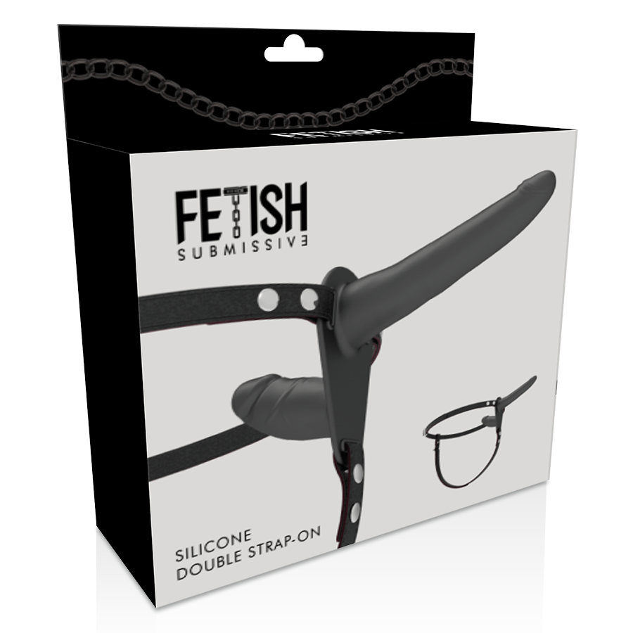 Fetish Submissive Harness-Harness Doppelpenetration Silikon · Strap-on & Harness (Bild 9)