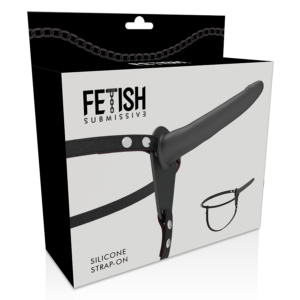Fetish Submissive Harness-Silikon Schwarz 15 cm · Strap-on & Harness (Bild 3)