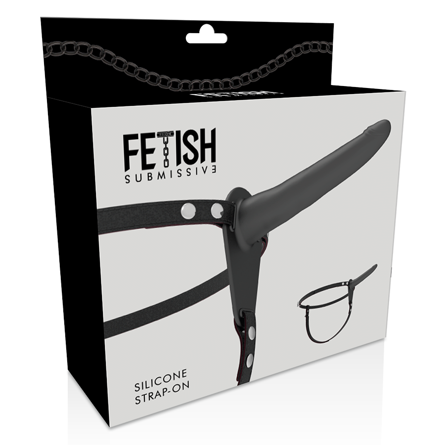 Fetish Submissive Harness-Silikon Schwarz 15 cm · Strap-on & Harness (Bild 3)