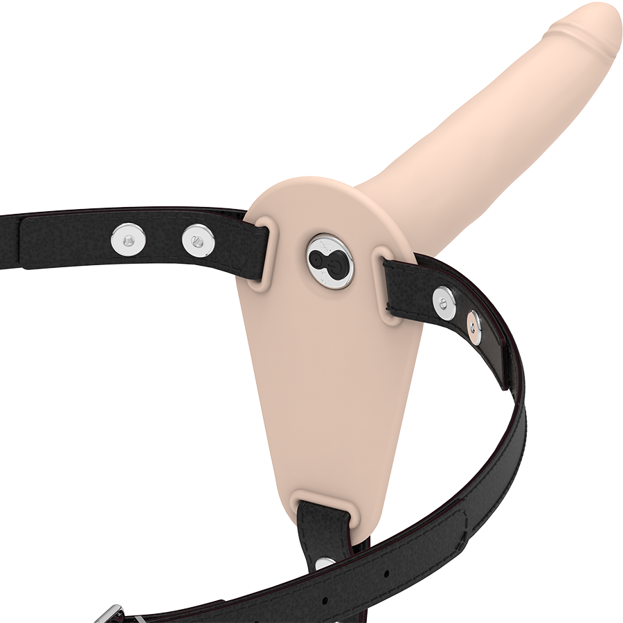 Fetish Submissive Harness-Vibrator Silikon Flesh 15 cm-10 · Strap-on & Harness