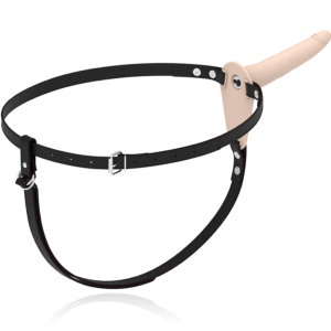 Fetish Submissive Harness-Vibrator Silikon Flesh 15 cm-10 · Strap-on & Harness (Bild 3)