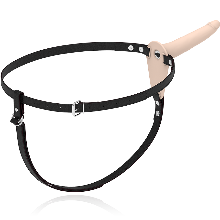 Fetish Submissive Harness-Vibrator Silikon Flesh 15 cm-10 · Strap-on & Harness (Bild 3)