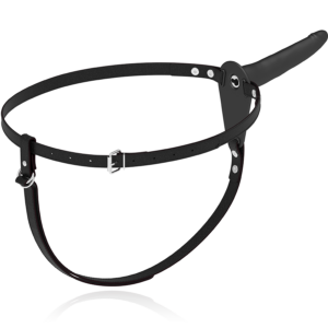 Fetish Submissive Harness-Harness Schwarz Silikon mit Vibrator 15 · Strap-on & Harness (Bild 5)