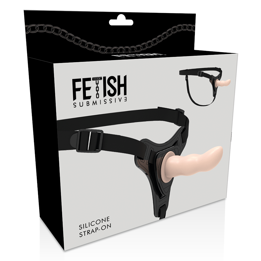 Fetish Submissive Harness-Harness Silikon Flesh G-Spot 12.5 cm · Strap-on & Harness (Bild 5)