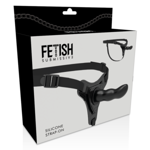 Fetish Submissive Harness-Harness Schwarz Silikon G-Spot 16 cm · Strap-on & Harness (Bild 5)