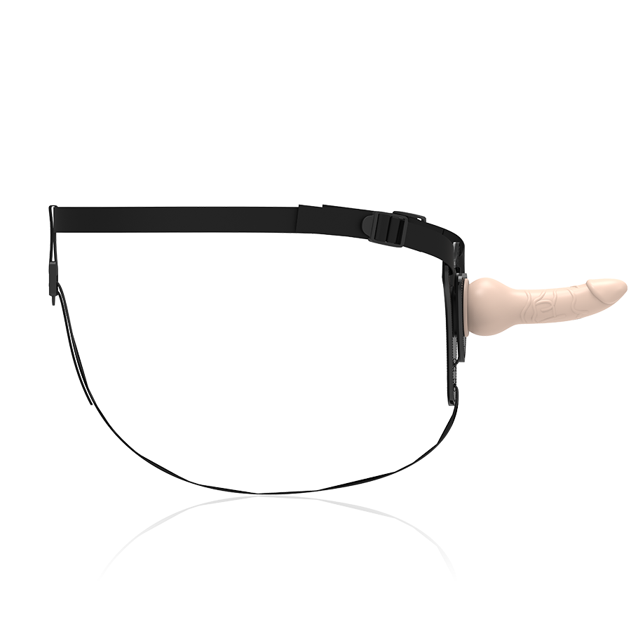 Fetish Submissive Harness-Harness mit Realistischem Dildo aus Silikon 16 cm · Strap-on & Harness (Bild 2)