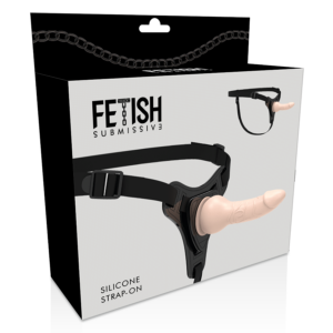 Fetish Submissive Harness-Harness mit Realistischem Dildo aus Silikon 16 cm · Strap-on & Harness (Bild 5)