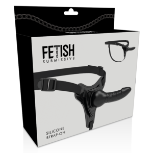 Fetish Submissive Harness-Harness Silikon Schwarz Realistisch 16 cm · Strap-on & Harness (Bild 5)