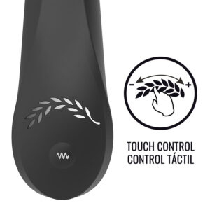 Black&silver-Kean Vibrator mit Touch Control-Silikon, 10 Geschwindigkeiten · Vibratoren (Bild 3)