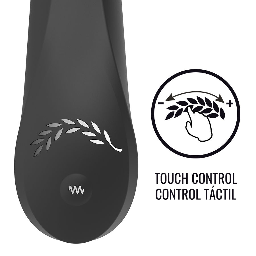 Black&silver-Kean Vibrator mit Touch Control-Silikon, 10 Geschwindigkeiten · Vibratoren (Bild 3)