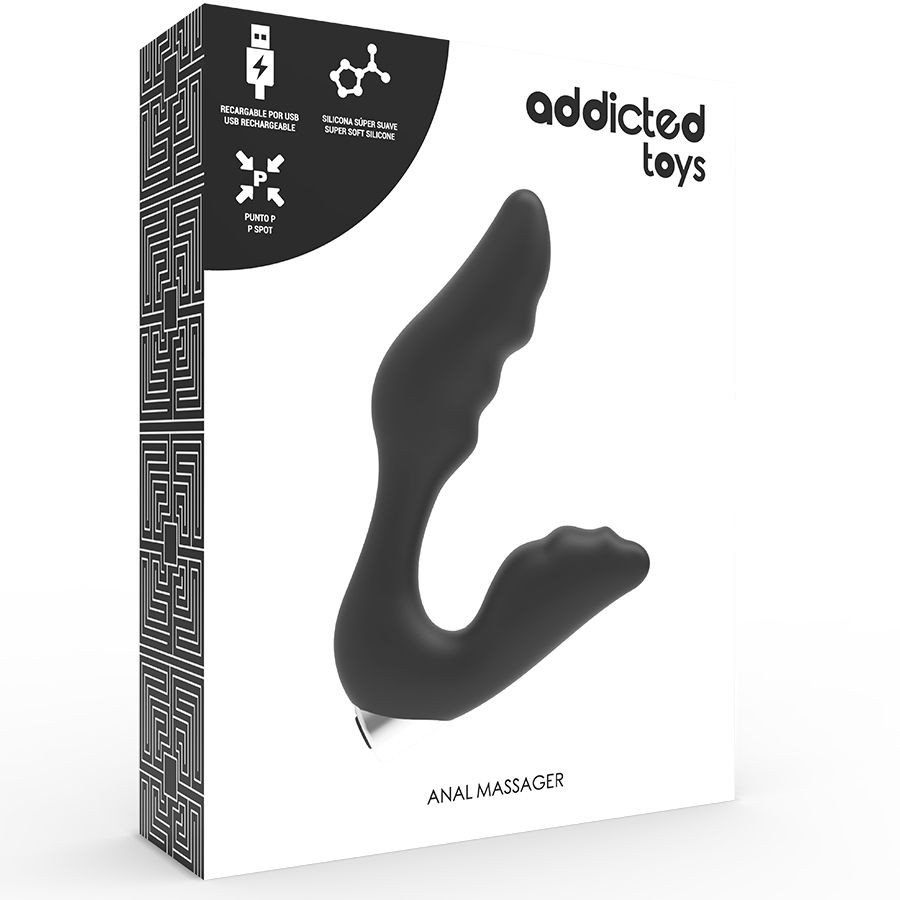 Addicted Toys-Vibrator Prostata Wiederaufladbar Modell 6 · Sextoys (Bild 5)