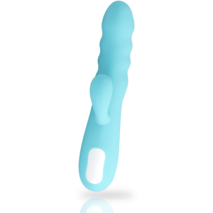 Mia-Eiffel Vibrator Türkis-Silikon, 10 Geschwindigkeiten, Wiederaufladbar · Vibratoren (Bild 5)