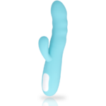 Mia-Eiffel Vibrator Türkis-Silikon, 10 Geschwindigkeiten, Wiederaufladbar · Vibratoren