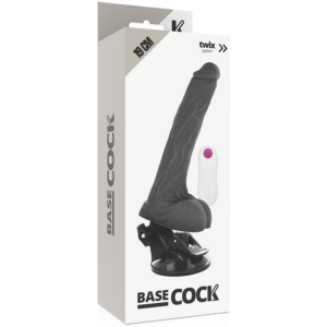 Basecock-Realistische Vibrator mit Fernbedienung 19 x 4 cm · Vibratoren (Bild 3)