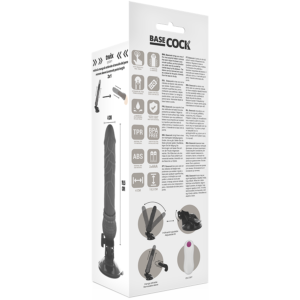 Basecock-Realistischer Vibrator 12 Modi mit Fernbedienung 19.5 cm · Vibratoren (Bild 3)