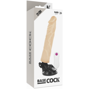 Basecock-Realistische Vibrator mit Fernbedienung 21 cm · Vibratoren (Bild 4)
