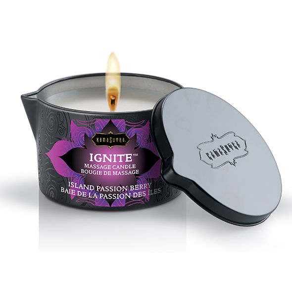Kamasutra Cosmetics-Massagekerze Passion Island 170 g