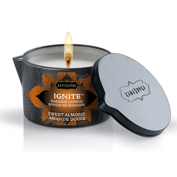 Kamasutra Cosmetics-Massagekerze Mediterrane Mandel 170 g