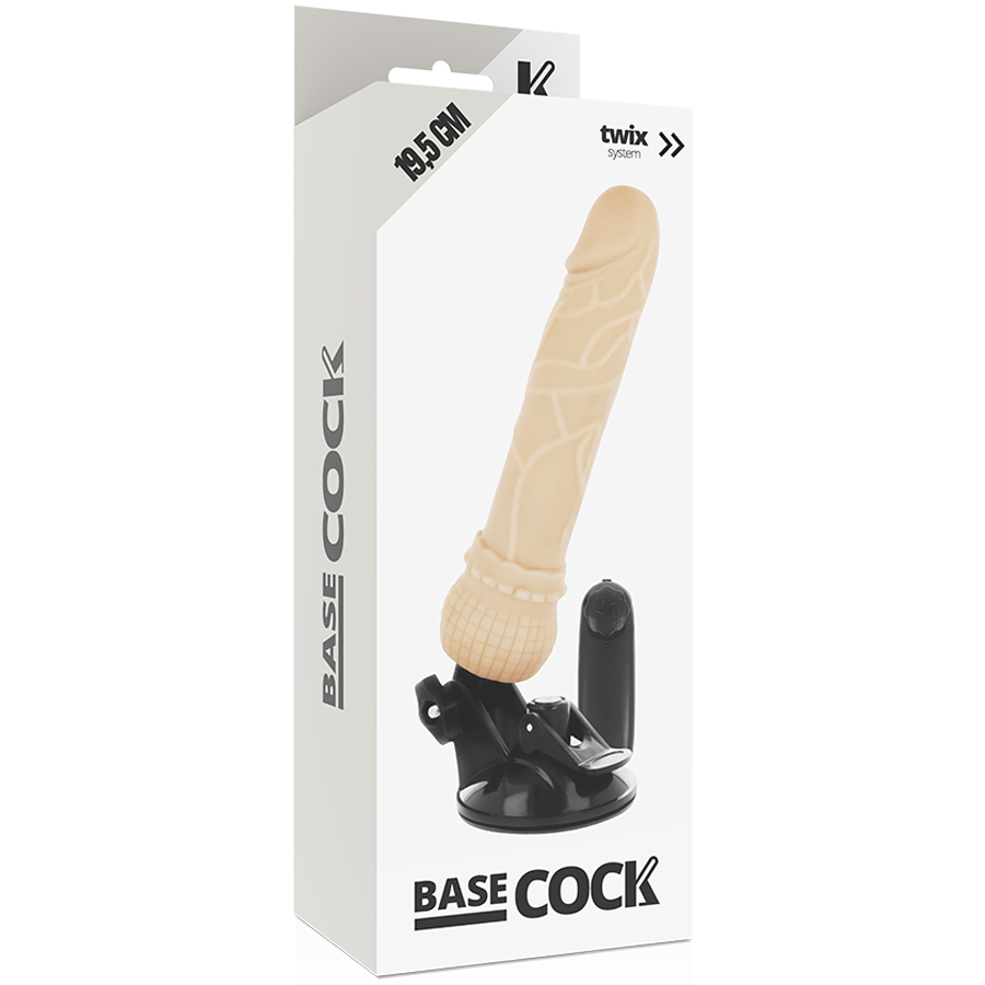 Basecock-Vibrator Realistisch in TPE mit Fernbedienung 19.5 cm · Vibratoren (Bild 3)