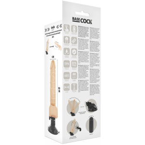 Basecock-Realistischer Vibrator mit Drahtfernbedienung 18.5 cm · Vibratoren (Bild 5)