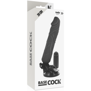 Basecock-Realistische Vibrator mit Fernbedienung in TPE 20 cm · Vibratoren (Bild 4)