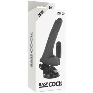 Basecock-Realistische Vibrator mit 20 cm Hoden und Fernbedienung · Vibratoren (Bild 4)