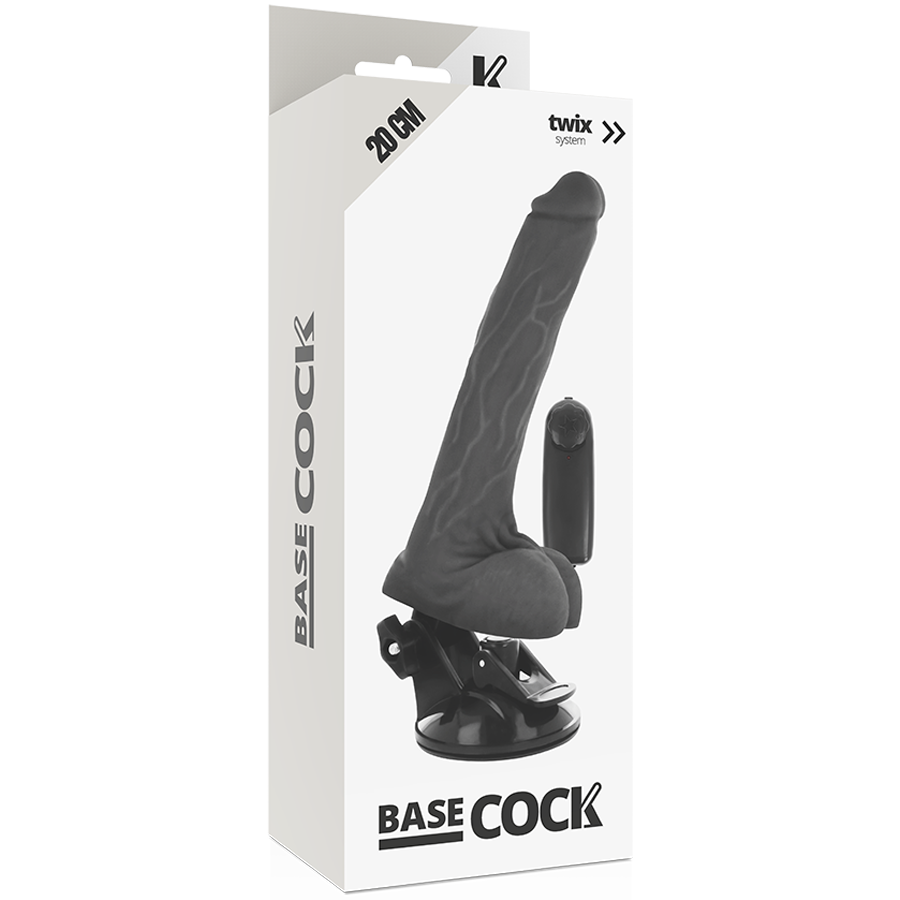 Basecock-Realistische Vibrator mit 20 cm Hoden und Fernbedienung · Vibratoren (Bild 4)
