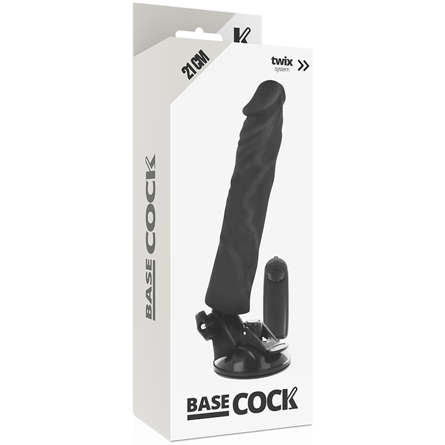 Basecock-Realistische Vibrator mit Fernbedienung 21 cm, TPE · Vibratoren (Bild 4)