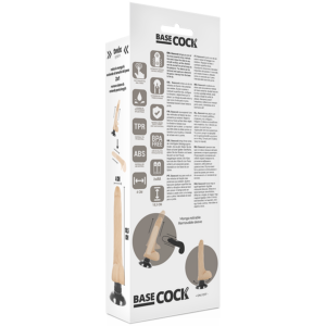 Basecock-Realistischer Vibrator 2 in 1 mit Saugnapf 18,5 cm · Vibratoren (Bild 5)