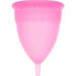 Stercup-Menstruationsbecher aus Silikon Fda Rosa – Größe L · Oralsex & Körperspiele