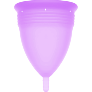 Stercup-Menstruationsbecher aus Silikon Fda Violet – Size L · Oralsex & Körperspiele