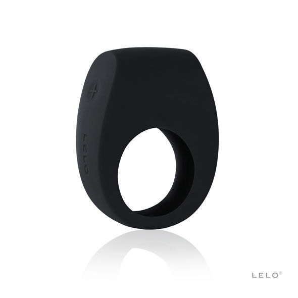 Lelo-Tor II Vibrierender Paar-Ring Schwarz-Silikon, 5 Stufen