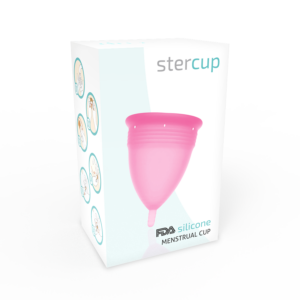 Stercup-Menstruationsbecher aus Silikon Fda Rosa – Größe S · Oralsex & Körperspiele (Bild 3)