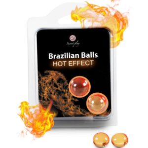 Secretplay Cosmetic-Brasilianische Kugeln mit Wärmeeffekt, 2 Stk.