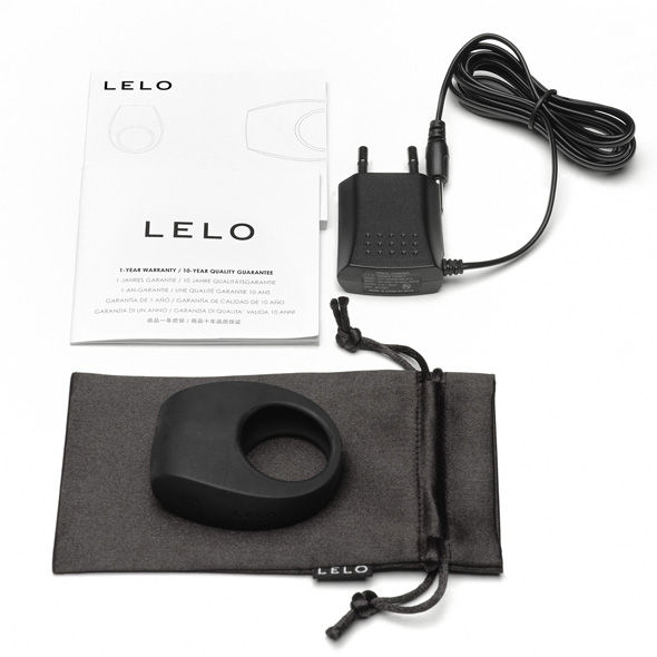 Lelo-Tor Ii Ring Vibrator für Paar Schwarz-Silikon, 5 Geschwindigkeiten · Sextoys (Bild 3)