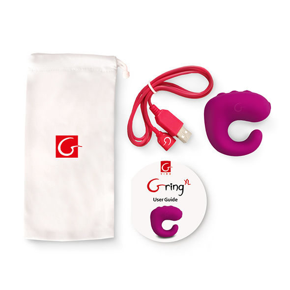 G-Vibe-Gring Xl Ring Vibrator Himbeersilicone, 5 Geschwindigkeiten · Vibratoren (Bild 2)