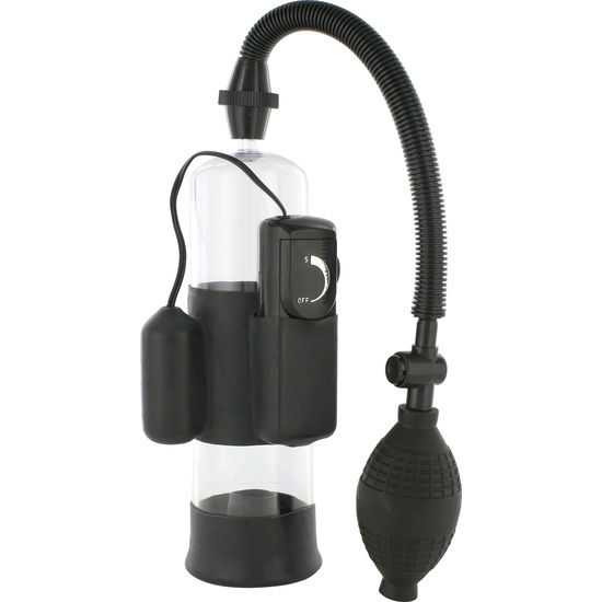 Seven Creations-Erektionspumpe für den Penis mit Vibrator-Silikon