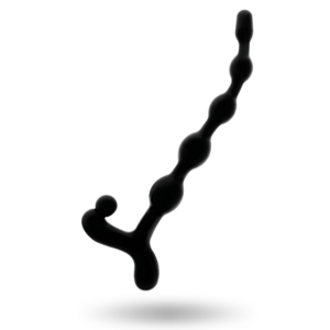 Addicted Toys-Analkugeln 22 cm Schwarz-TPR