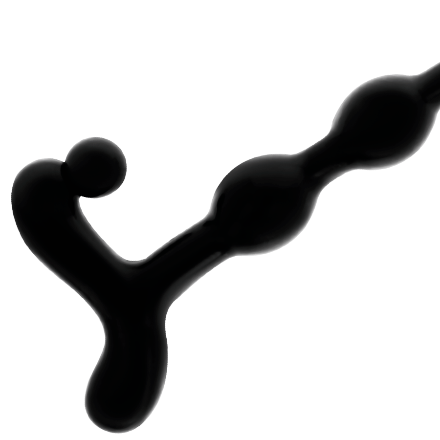 Addicted Toys-Analkugeln 22 cm Schwarz-TPR · Sextoys (Bild 3)