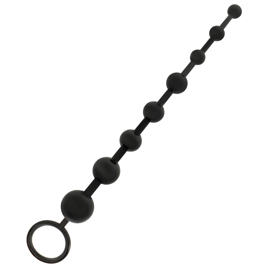 Addicted Toys-Analperlen 29 cm Schwarz-TPR