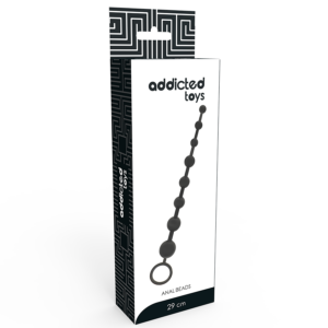 Addicted Toys-Analperlen 29 cm Schwarz-TPR · Sextoys (Bild 5)
