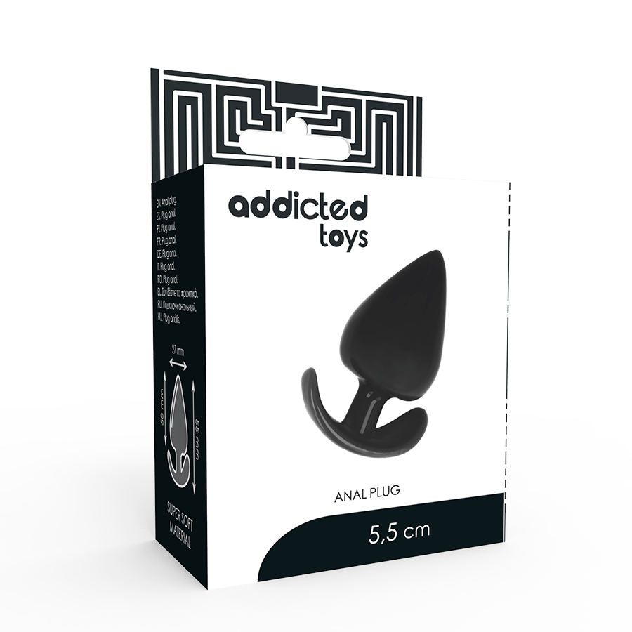 Addicted Toys-Analplug 5.5 cm-TPR, Wasserdicht · Sextoys (Bild 5)