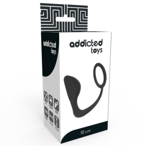 Addicted Toys-Analplug mit Penisring Schwarz-TPR · Sextoys (Bild 4)
